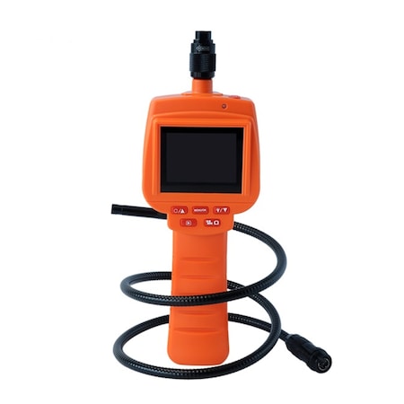 Vividia Video Borescope, 3.9mm, 6.6ft Long, 2.4 LCD Monitor, Flexible VQ R3920